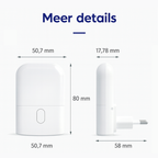 Nixen Nachtlamp 2 Stuks - met nachtsensor en 4 felheid-standen